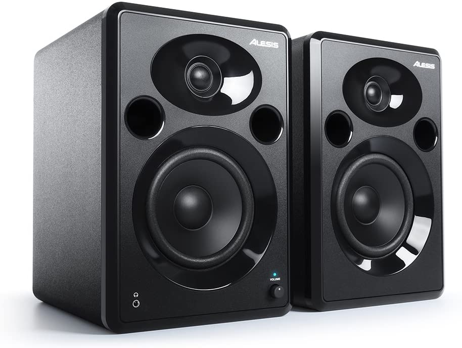 Alesis Elevate 5 MKII | Powered Desktop Studio Speakers for Home Studios/Video-Editing/Gaming and Mobile Devices